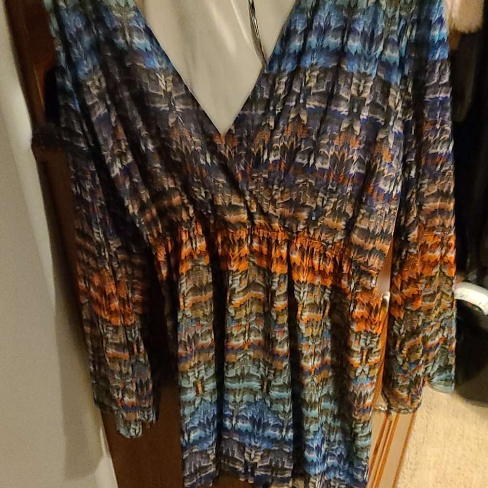 Bebe lined muti color romper